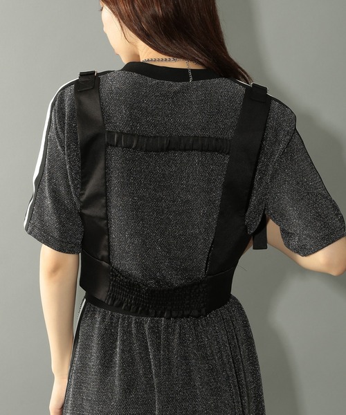 MAISON BREEZE reveur(メゾンブリーズレヴール)の「【MAISON BREEZE reveur】フロントジップグロスビスチェ ブラトップ trc(ベスト・レディース・ブラック/ブルー・FREE)」の13枚目の写真
