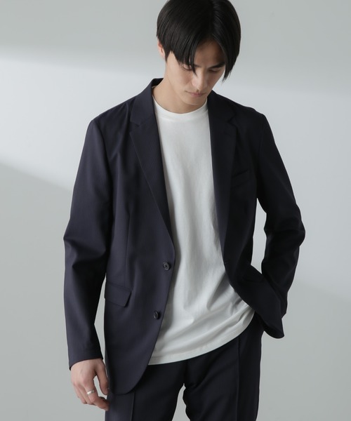 セール】「N JACKET」サマーウールTWストライプジャケット