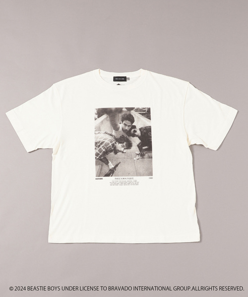 OUTDOOR PRODUCTS(アウトドアプロダクツ)の「GOOD ROCK SPEED BEASTIE BOYS PHOTO TEE(Tシャツ/カットソー・レディース・ホワイト系その他・FREE)」の1枚目の写真
