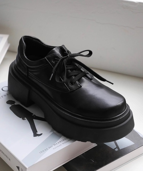 WESTBOY（ウエストボーイ）の「厚底 レザーシューズ WO24S2SH04【WB ORIGINALS】（ドレスシューズ・メンズ・ブラック・43/42/41/40）」の9枚目の写真