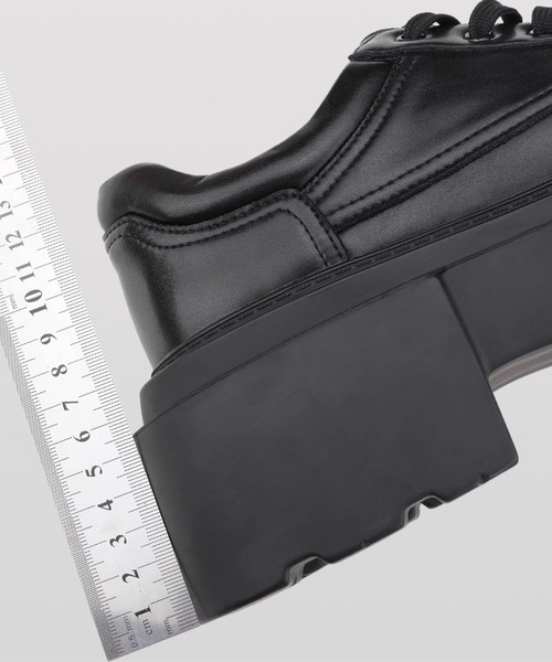 WESTBOY（ウエストボーイ）の「厚底 レザーシューズ WO24S2SH04【WB ORIGINALS】（ドレスシューズ・メンズ・ブラック・43/42/41/40）」の4枚目の写真