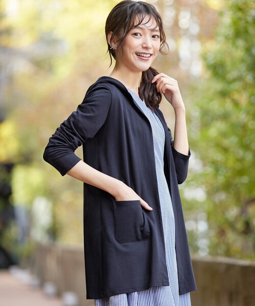 小倉優子さん着用】“やみつき”カットソーパーカーカーデ