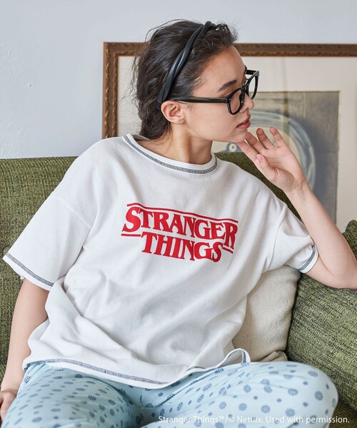 FREAK'S STORE（フリークスストア）の「Stranger Things SET UP/ストレンジャーシングス セットアップ/ルームウェア（ルームウェア/パジャマ・レディース・ブルー/グリーン・ﾌﾘ-）」の6枚目の写真
