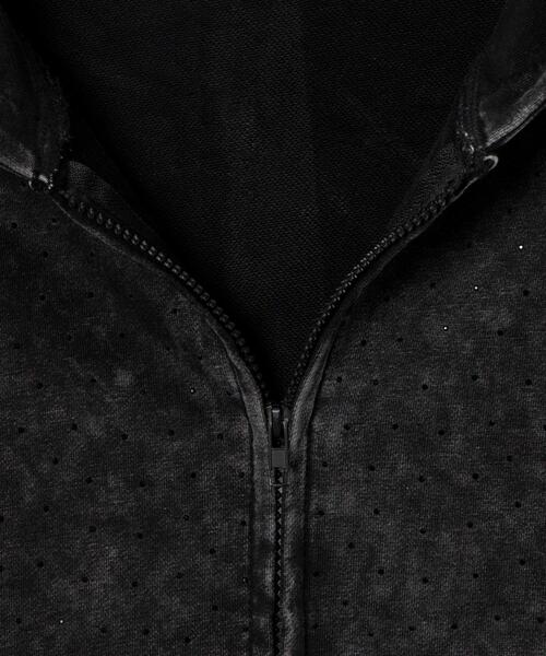 Figments（フィグメンツ）の「ピグメントビジューZIPパーカー（パーカー・レディース・ブラック・FREE）」の14枚目の写真