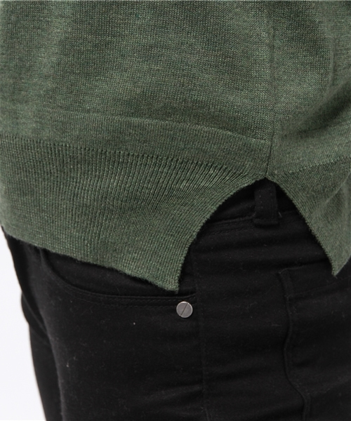 Kastane（カスタネ）の「裾スリットプルオーバー（ニット/セーター・レディース・キャメル/ブラック/カーキ/オフホワイト・FREE）」の10枚目の写真