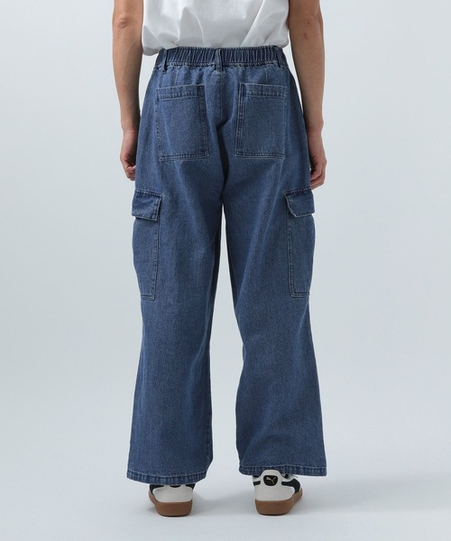 BAYFLOW（ベイフロー）の「コットンリネンデニムカーゴパンツ（デニムパンツ・メンズ・ブラック/ダークブルー・MEDIUM/LARGE）」の7枚目の写真