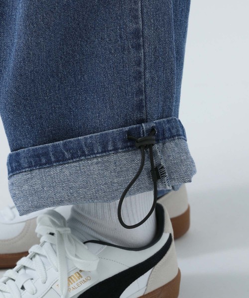 BAYFLOW（ベイフロー）の「コットンリネンデニムカーゴパンツ（デニムパンツ・メンズ・ブラック/ダークブルー・MEDIUM/LARGE）」の15枚目の写真