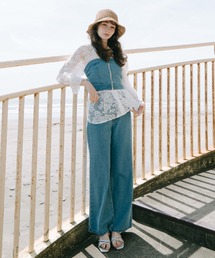 archives | マルチｗａｙレースｕｐデニムサロペット(サロペット/オーバーオール)