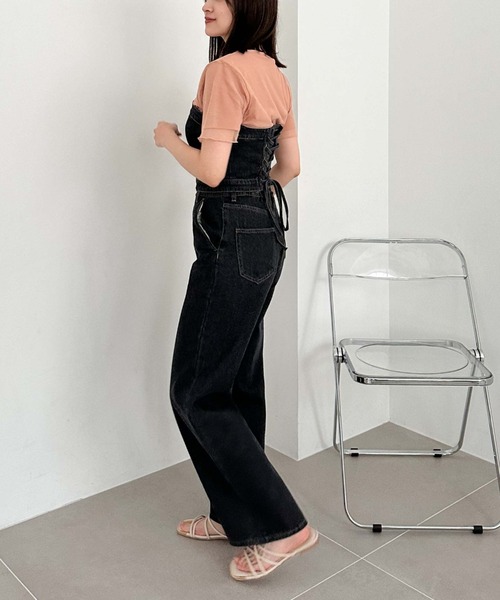 archives（アルシーヴ）の「マルチｗａｙレースｕｐデニムサロペット（サロペット/オーバーオール・レディース・サックスブルー/グレー・MEDIUM）」の22枚目の写真