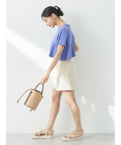 earth music&ecology（アースミュージックアンドエコロジー）の「フロントフリルプルオーバー（Tシャツ/カットソー・レディース・アイボリー/ブルー/ブラック/ボルドー・FREE）」の11枚目の写真