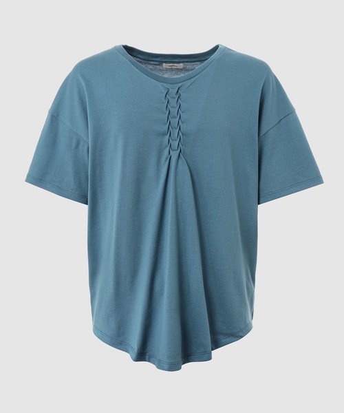 WhoWhat(フーワット)の「“ SPINAL WIDE T “ <SHORT SLEEVE>(Tシャツ/カットソー・メンズ・ブラック/ホワイト/ブルー系その他・M)」の3枚目の写真