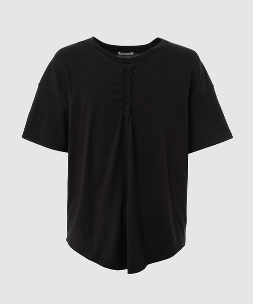 WhoWhat(フーワット)の「“ SPINAL WIDE T “ <SHORT SLEEVE>(Tシャツ/カットソー・メンズ・ブラック/ホワイト/ブルー系その他・M)」の1枚目の写真