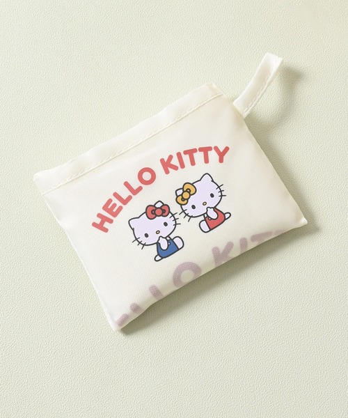 Honeys（ハニーズ）の「サンリオキャラクターズ／お弁当バッグ（エコバッグ/サブバッグ・レディース・ブラック/ブルー/ホワイト/グリーン/ラベンダー/ブルー系その他/ミント・FREE）」の2枚目の写真
