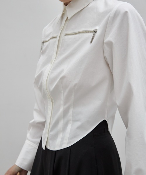 JOSE MOON（ジョゼムーン）の「ZIP SHIRT/ジップシャツ（シャツ