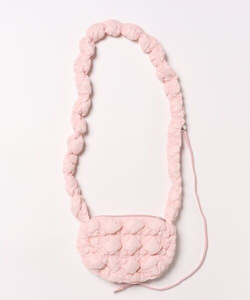 STYLEBLOCK(スタイルブロック)の「ポップコーン生地ミニショルダーバッグ(ショルダーバッグ・レディース・パープル/ピンク/ブルー/ホワイト/ブラック・FREE)」の18枚目の写真