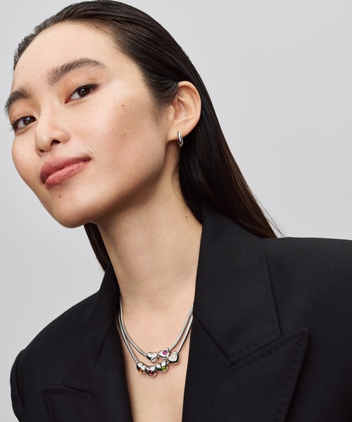 PANDORA(パンドラ)の「ラウンド シルバー ハギ― フープ ピアス(ピアス(両耳用)・レディース・シルバー・FREE)」の10枚目の写真