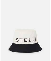 【最安値】ステラマッカートニー　ロゴリバーシブルハット　ピンク×ホワイト STELLA McCARTNEY（ステラマッカートニー）の「Reversible Logo