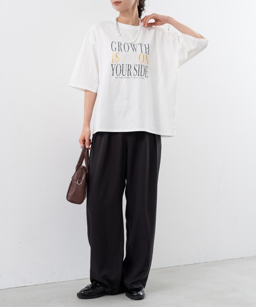 refinedworks（リファインドワークス）の「【refinedworks】 着心地の良いドライ質感のパイピングパンツ（その他パンツ・レディース・ブラウン/グレー/ブラック・FREE）」の15枚目の写真