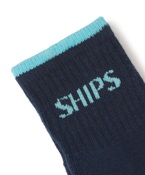 SHIPS(シップス)の「SHIPS KIDS:2P ロゴ ソックス(ソックス/靴下・キッズ・その他/その他1・SMALL/MEDIUM/LARGE)」の3枚目の写真