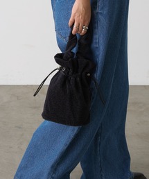 CIAOPANIC TYPY | ハンドルギャザーラメニットBAG(ショルダーバッグ)