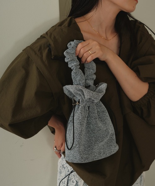 CIAOPANIC TYPY（チャオパニックティピー）の「ハンドルギャザーラメニットBAG（ショルダーバッグ・レディース・ピンク/パープル/ゴールド/ネイビー/シルバー・ONE SIZE）」の15枚目の写真