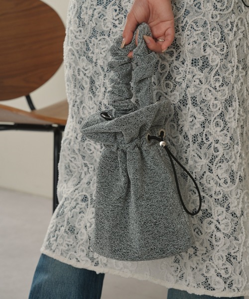 CIAOPANIC TYPY（チャオパニックティピー）の「ハンドルギャザーラメニットBAG（ショルダーバッグ・レディース・ピンク/パープル/ゴールド/ネイビー/シルバー・ONE SIZE）」の13枚目の写真