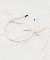 Grandedge（グランドエッジ）の「カチューシャ サイド リボン スリムカチューシャ（その他ヘアアクセサリー）」