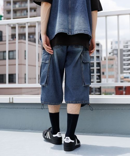 PAGEBOY ページボーイ PBLIM ハーフデニムパンツ デニム PBLIM(ページボーイリム)の「PBLIM/ハーフデニムパンツ