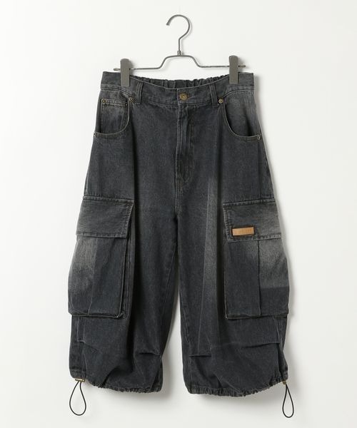 PBLIM(ページボーイリム)の「PBLIM/ハーフデニムパンツ(デニムパンツ・レディース・ブルー/ブラック・FREE)」の17枚目の写真