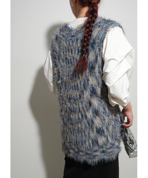 palm RICHE（ポームリシュ）の「デザインスリーブTOPS（Tシャツ/カットソー・レディース・オフホワイト/ブラック・M）」の5枚目の写真