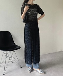 【OTONA NICE】レースロングワンピース