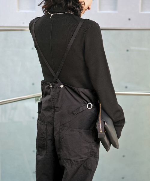 Johnbull（ジョンブル）の「【JOHNBULL/ジョンブル】ジップアップサロペット（サロペット/オーバーオール・レディース・ブラック・36/38）」の16枚目の写真