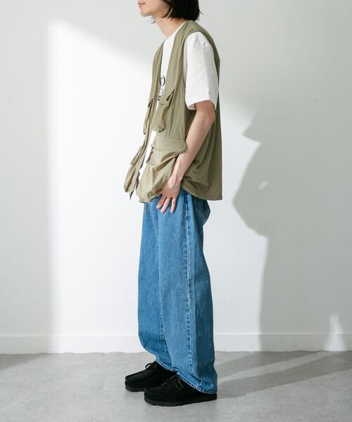 URBAN RESEARCH Sonny Label（アーバンリサーチサニーレーベル）の「ナイロンマルチポケットジップベスト（ベスト・メンズ・ブラック/グリーン系その他・MEDIUM/LARGE）」の11枚目の写真