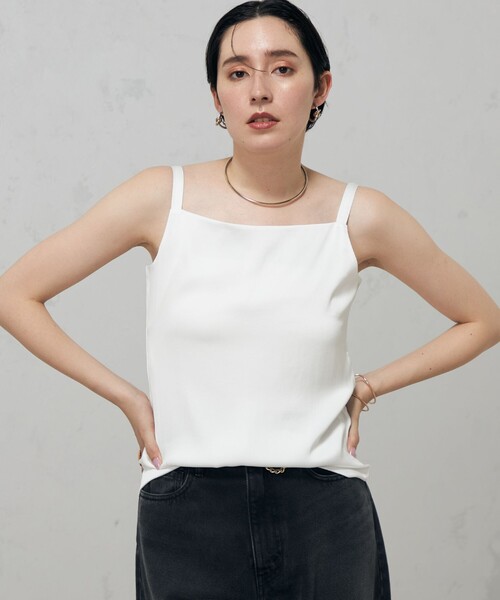 NOLLEY'S（ノーリーズ）の「サテン×ベア天2WAYキャミソール