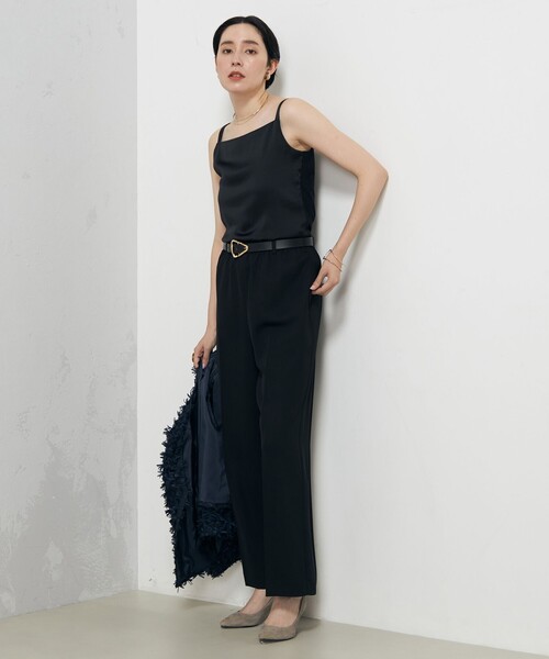 NOLLEY'S（ノーリーズ）の「サテン×ベア天2WAYキャミソール