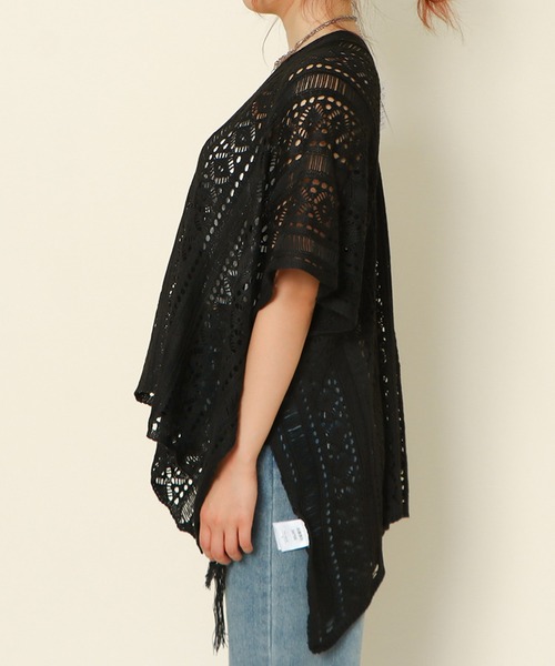 GORGE(ゴージ)の「《透かし編み×モモンガシルエット》レディース ニットプルオーバー 体型カバー 春夏秋(その他トップス・レディース・ブラック/ベージュ/アイボリー/グリーン/ボルドー・F)」の19枚目の写真
