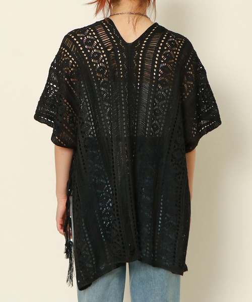 GORGE(ゴージ)の「《透かし編み×モモンガシルエット》レディース ニットプルオーバー 体型カバー 春夏秋(その他トップス・レディース・ブラック/ベージュ/アイボリー/グリーン/ボルドー・F)」の20枚目の写真