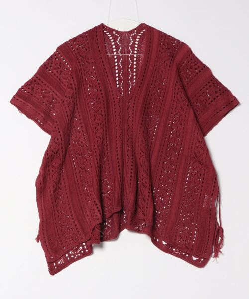 GORGE(ゴージ)の「《透かし編み×モモンガシルエット》レディース ニットプルオーバー 体型カバー 春夏秋(その他トップス・レディース・ブラック/ベージュ/アイボリー/グリーン/ボルドー・F)」の14枚目の写真