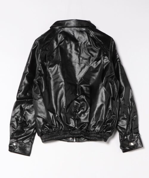 GORGE（ゴージ）の「《着回し力◎》レディース フェイクレザー ZIP ブルゾン 羽織り アウター 春秋冬（ブルゾン・レディース・ブラック・F）」の11枚目の写真