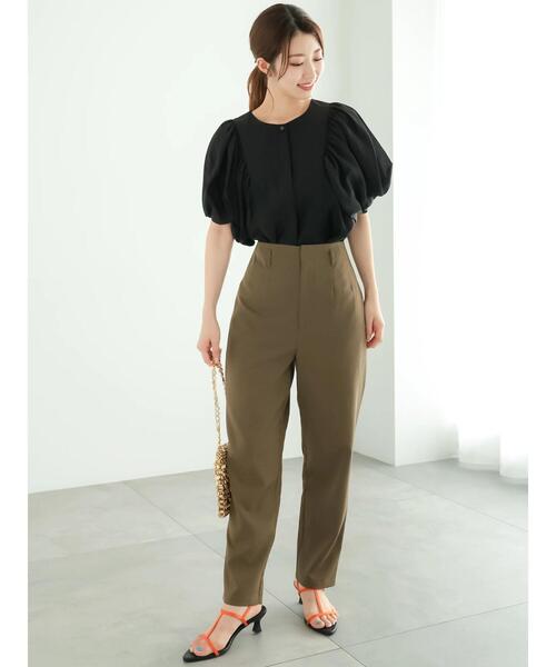 Te chichi（テチチ）の「ギャザーバルーンブラウス（シャツ/ブラウス・レディース・オフホワイト/カーキ/ブラック・F）」の22枚目の写真