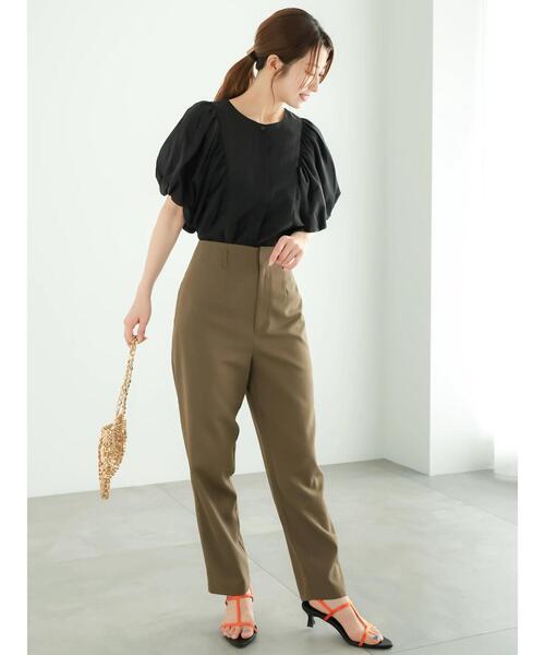 Te chichi（テチチ）の「ギャザーバルーンブラウス（シャツ/ブラウス・レディース・オフホワイト/カーキ/ブラック・F）」の21枚目の写真