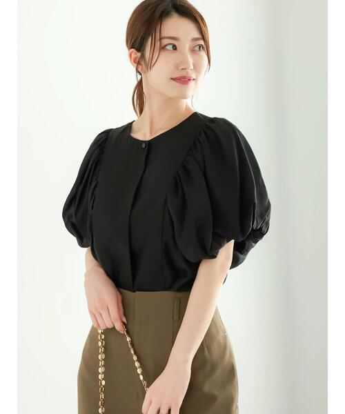 Te chichi（テチチ）の「ギャザーバルーンブラウス（シャツ/ブラウス・レディース・オフホワイト/カーキ/ブラック・F）」の20枚目の写真