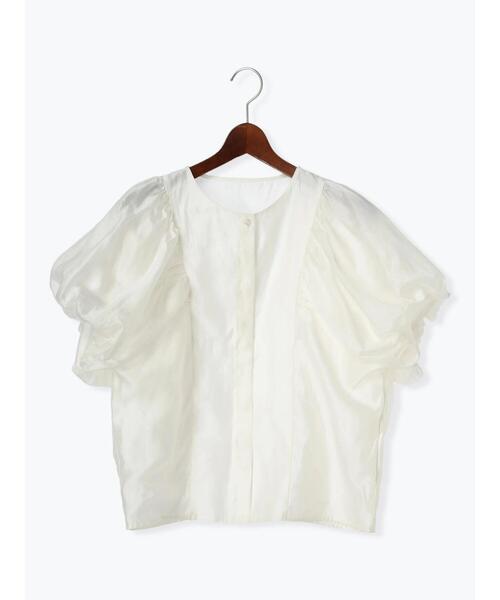 Te chichi（テチチ）の「ギャザーバルーンブラウス（シャツ/ブラウス・レディース・オフホワイト/カーキ/ブラック・F）」の16枚目の写真