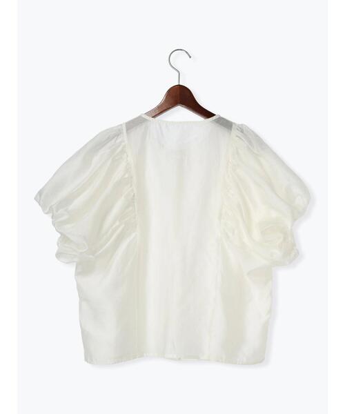 Te chichi（テチチ）の「ギャザーバルーンブラウス（シャツ/ブラウス・レディース・オフホワイト/カーキ/ブラック・F）」の15枚目の写真