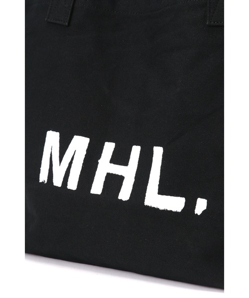 MHL.（エムエイチエル）の「HEAVY COTTON CANVAS（トートバッグ・レディース・ブラック・FREE）」の5枚目の写真