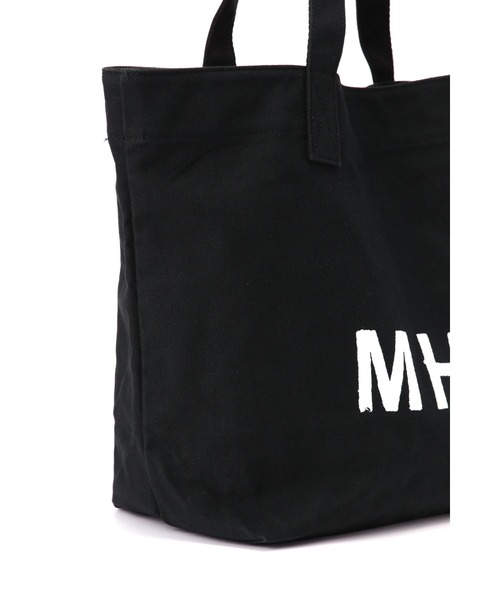 MHL.（エムエイチエル）の「HEAVY COTTON CANVAS（トートバッグ・レディース・ブラック・FREE）」の4枚目の写真