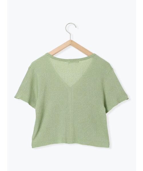 ehka sopo（エヘカソポ）の「◎ラメ刺繍カーディガン（カーディガン/ボレロ・レディース・ブラック/ピンク/グリーン/キナリ・F）」の19枚目の写真