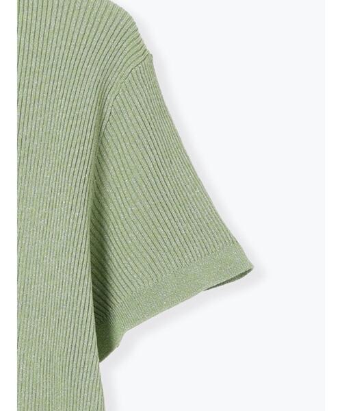 ehka sopo（エヘカソポ）の「◎ラメ刺繍カーディガン（カーディガン/ボレロ・レディース・ブラック/ピンク/グリーン/キナリ・F）」の21枚目の写真