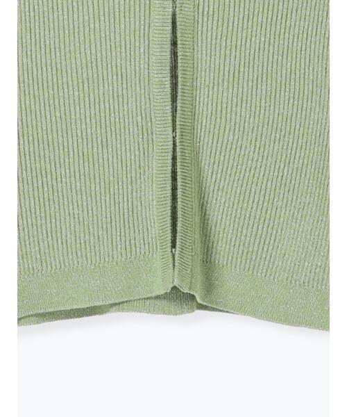 ehka sopo（エヘカソポ）の「◎ラメ刺繍カーディガン（カーディガン/ボレロ・レディース・ブラック/ピンク/グリーン/キナリ・F）」の22枚目の写真