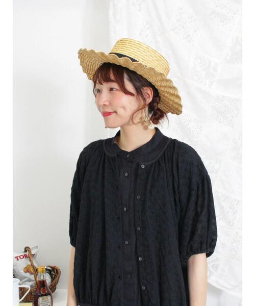 Samansa Mos2(サマンサ モスモス)の「シアー刺繍ブラウス(シャツ/ブラウス・レディース・オフホワイト/ブラック/モカ・F)」の13枚目の写真